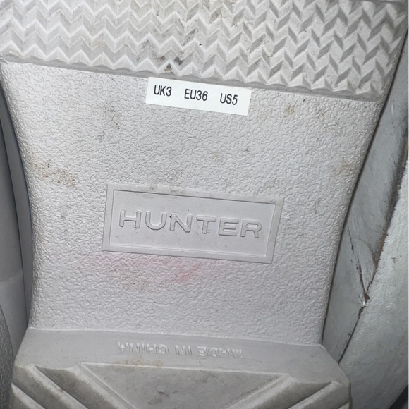 Hunter Original Tall Waterproof Rain Boot  Lavender Grey Womens Size 5 EU 36 - Picture 7 of 9